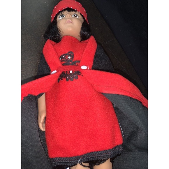 Vintage Kipmik Alaskan Eskimo Doll 13" Northern Neighbours First Nations - Picture 7 of 12